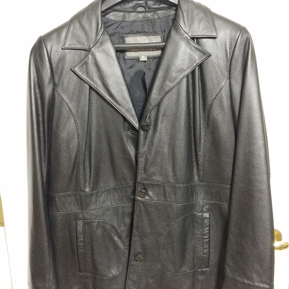 Wilson's black leather Jacket New with tags - Picture 4 of 9